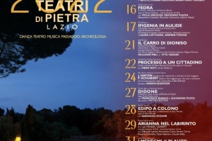 Sutri:al via alla ventesima edizione dei teatri di Pietra